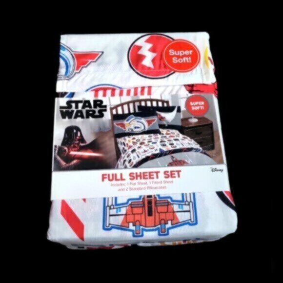 Franco STAR WARS Fly Boy 3 Piece Double Sheet Set - Picture 12 of 12